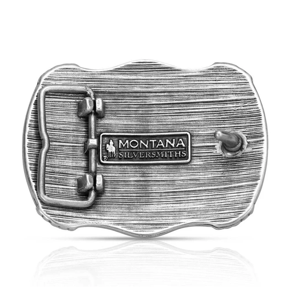 Montana Silversmiths Longhorn Legacy Belt Buckle New NIB